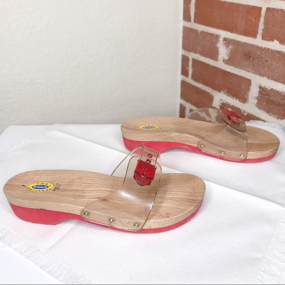 Vintage DR. SCHOLL’S Wood Exercise Sandals - Picture 3 of 8